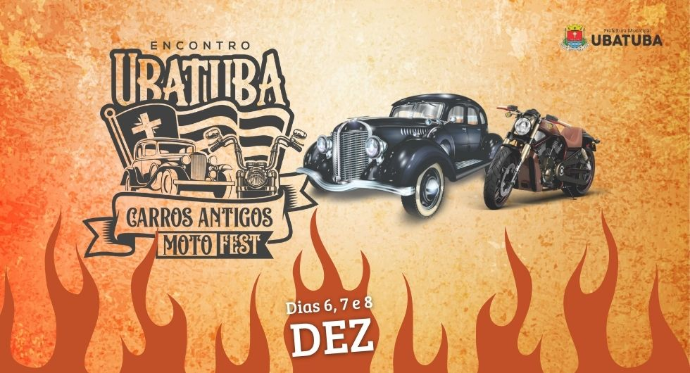 imagem do evento 4° Encontro de Carros Antigos e Moto Fest – Ubatuba