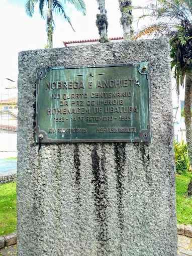 Placa explicativa do Tratado de Iperoig